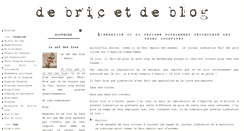 Desktop Screenshot of bricablog.net